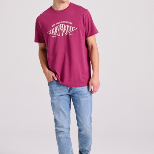T-shirt με branded text artwork τύπωμα T-shirt με branded text artwork τύπωμα