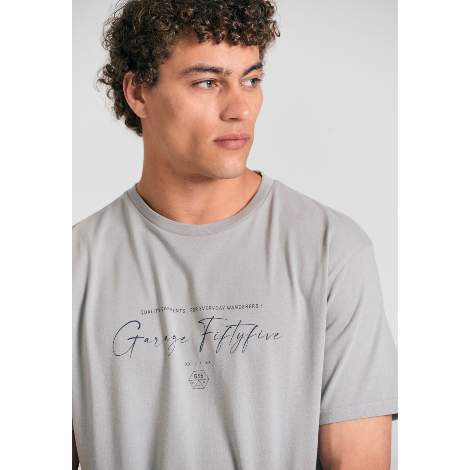 T-shirt με branded τύπωμα Garage 55.