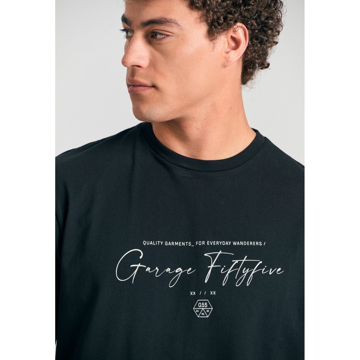 T-shirt με branded τύπωμα Garage 55.