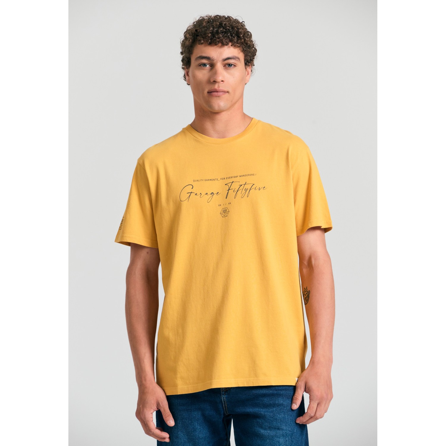 T-shirt με branded τύπωμα Garage 55.