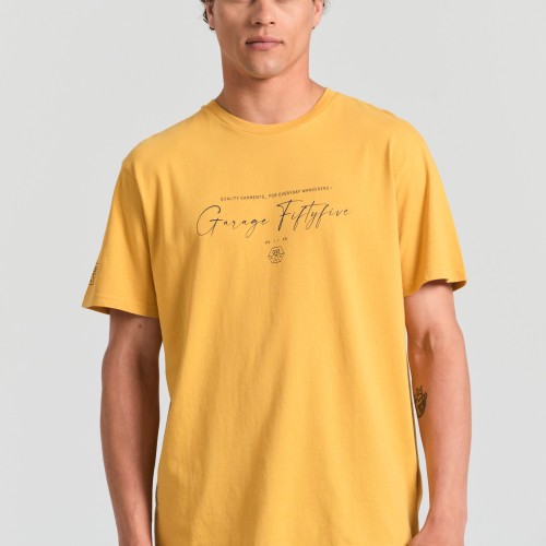 T-shirt με branded τύπωμα Garage 55.