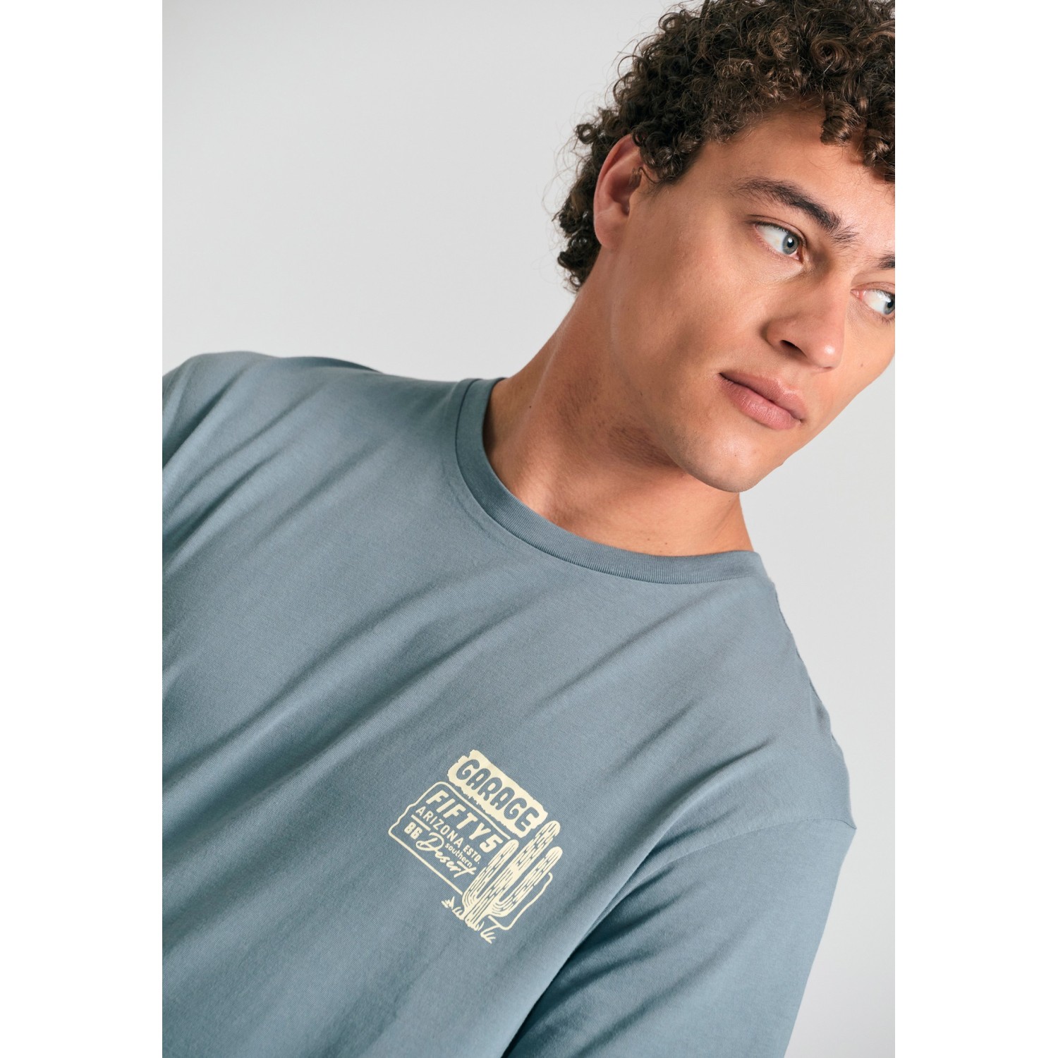 T-shirt με branded τύπωμα στο στήθος Garage 55.