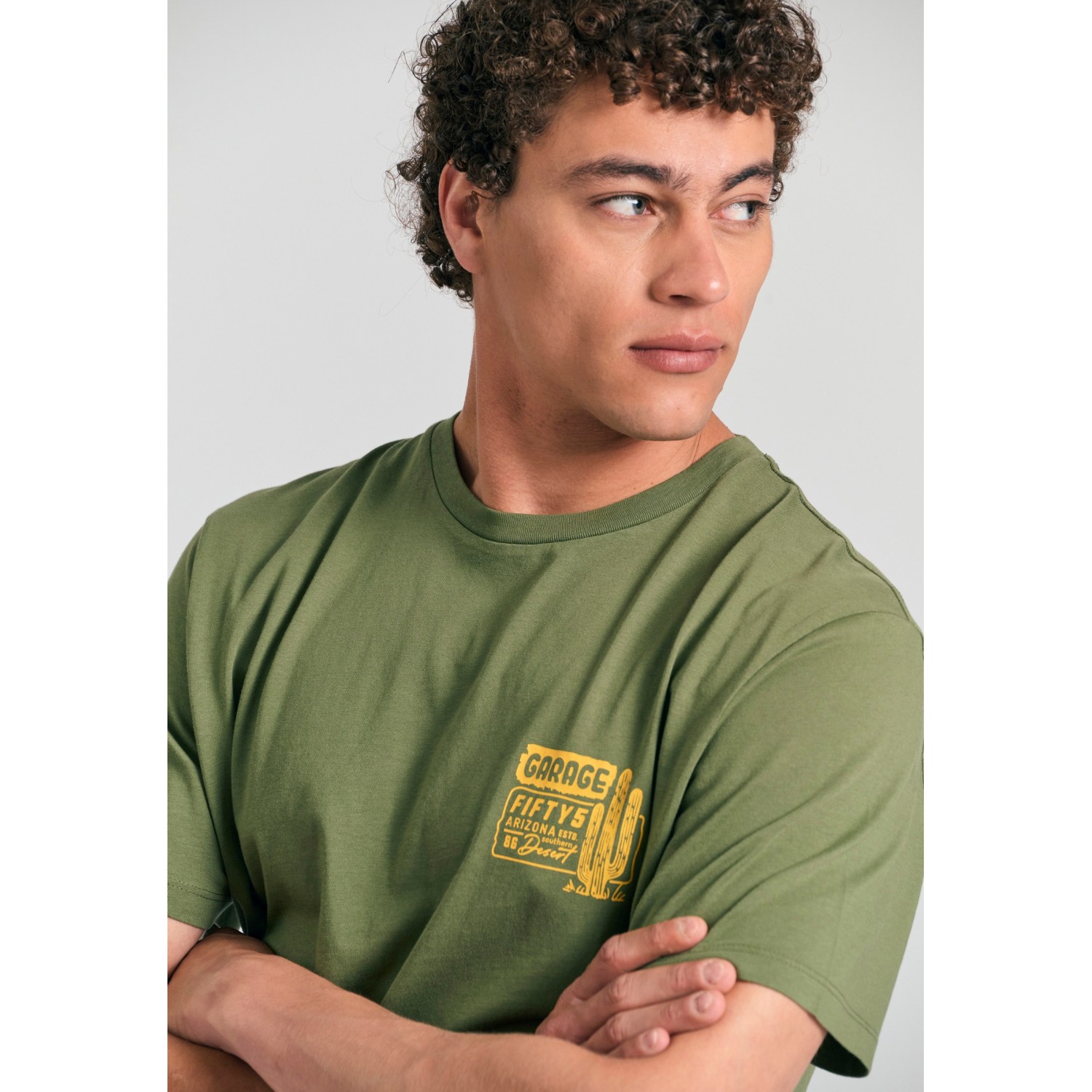 T-shirt με branded τύπωμα στο στήθος Garage 55.