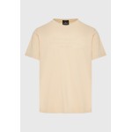 T-shirt με embossed τύπωμα στο στήθος T-shirt με embossed τύπωμα στο στήθος