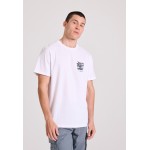 T-shirt με floral frame τύπωμα στην πλάτη