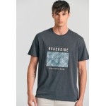 T-shirt με frame τύπωμα στο στήθος Garage 55.