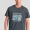T-shirt με frame τύπωμα στο στήθος Garage 55.