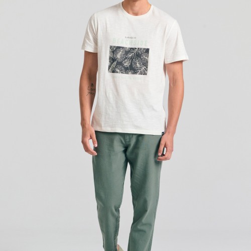 T-shirt με frame τύπωμα στο στήθος Garage 55.