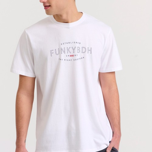 T-shirt με Funky Buddha τύπωμα