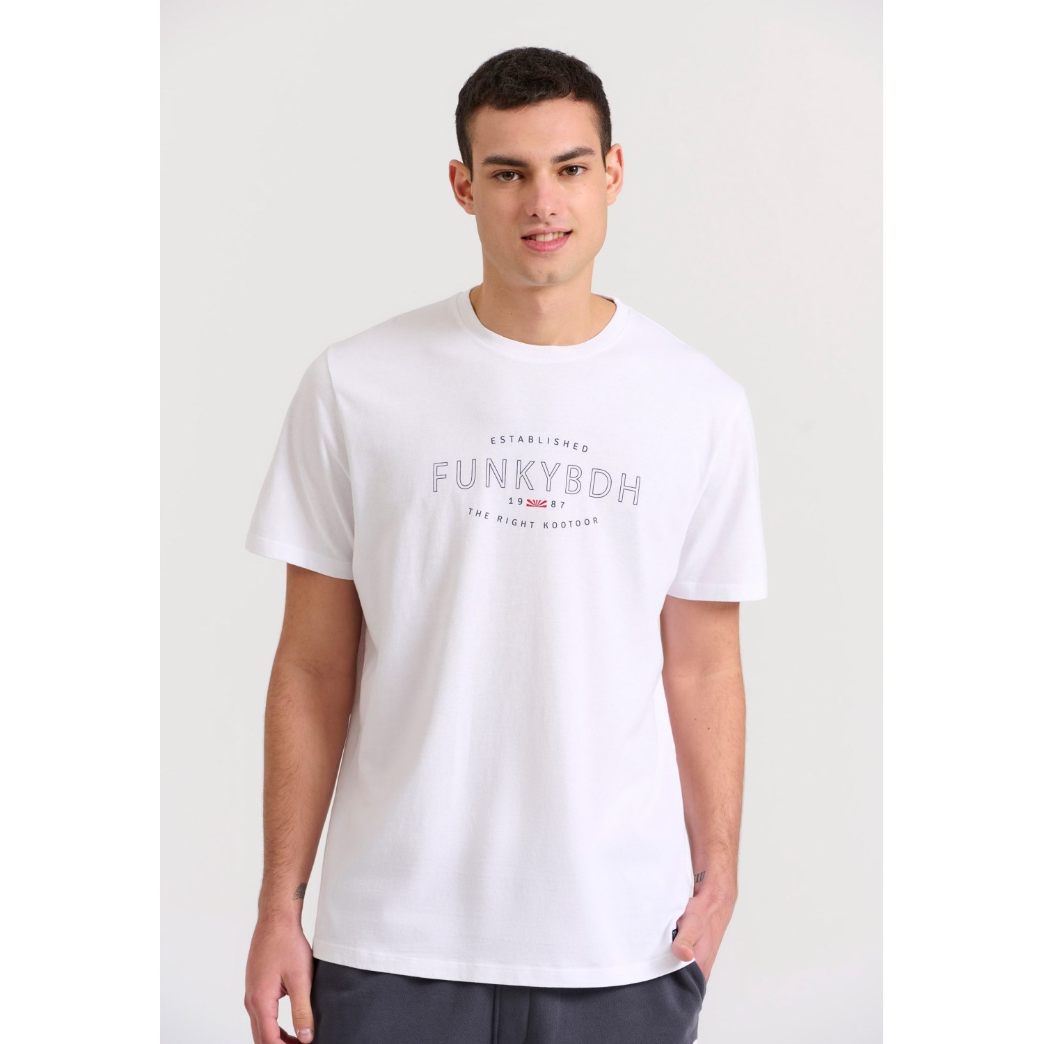 T-shirt με Funky Buddha τύπωμα