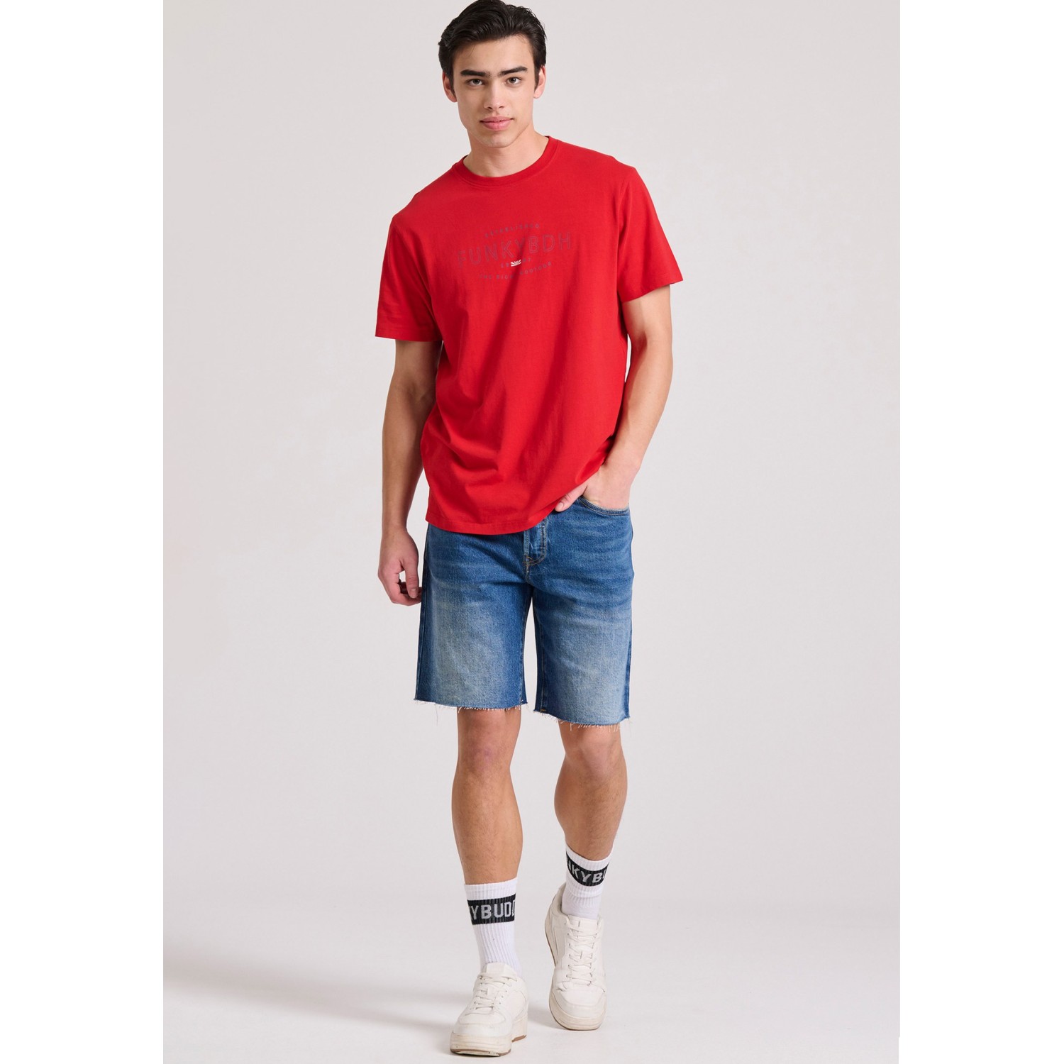 T-shirt με Funky Buddha τύπωμα