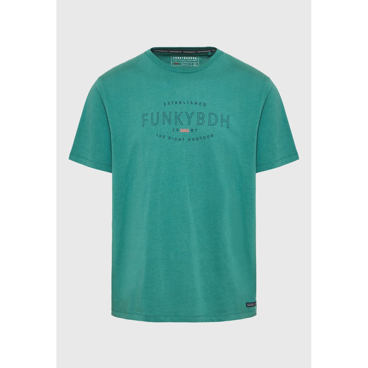 T-shirt με Funky Buddha τύπωμα