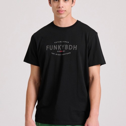 T-shirt με Funky Buddha τύπωμα