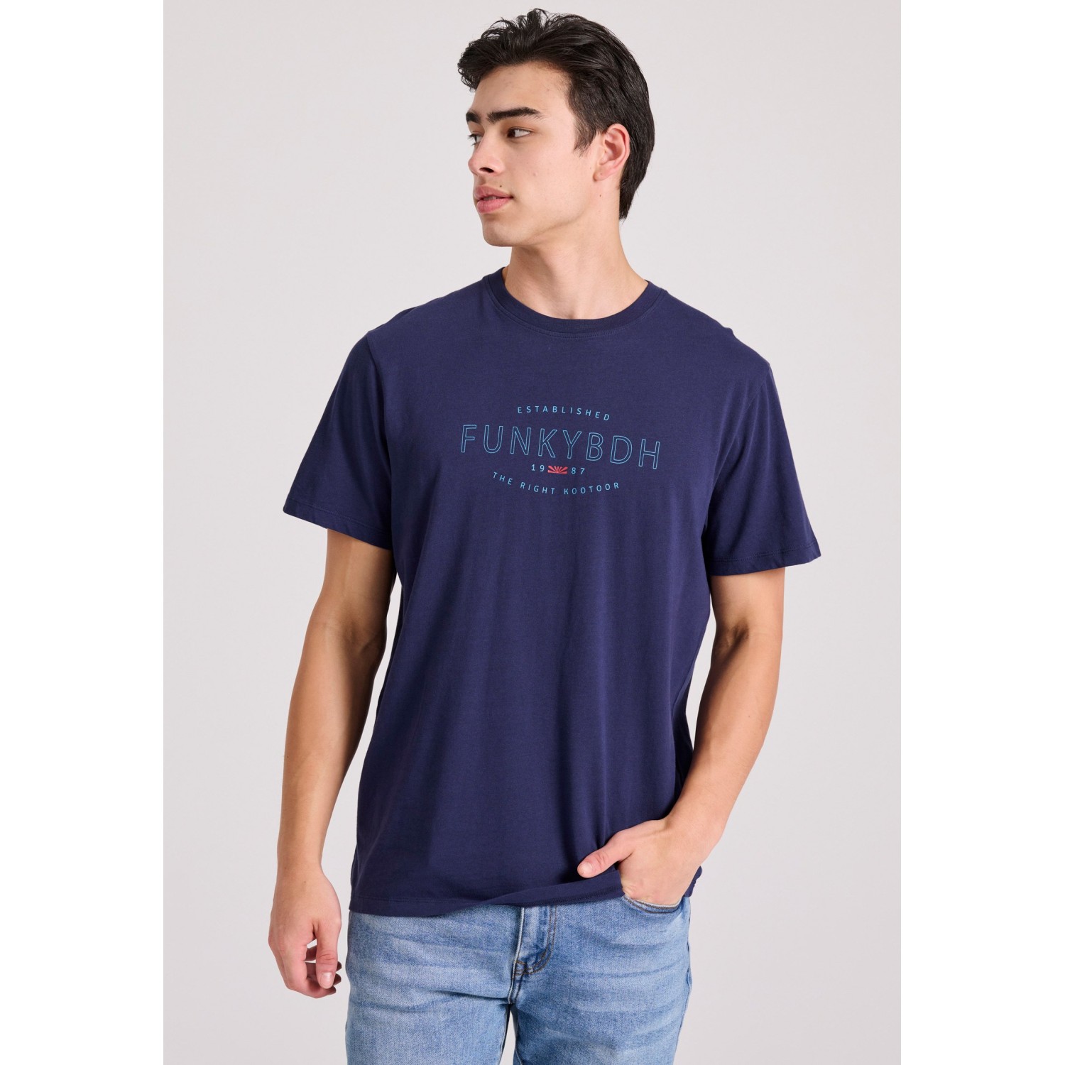 T-shirt με Funky Buddha τύπωμα