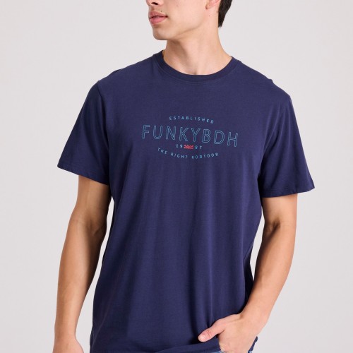 T-shirt με Funky Buddha τύπωμα