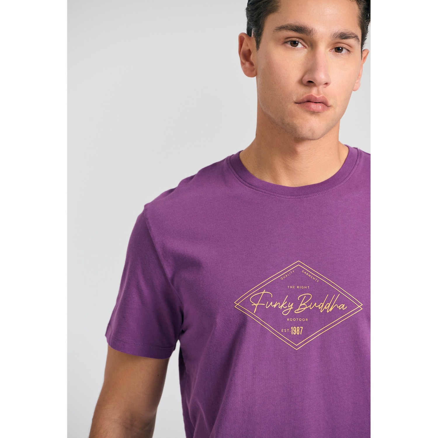 T-shirt με Funky Buddha τύπωμα