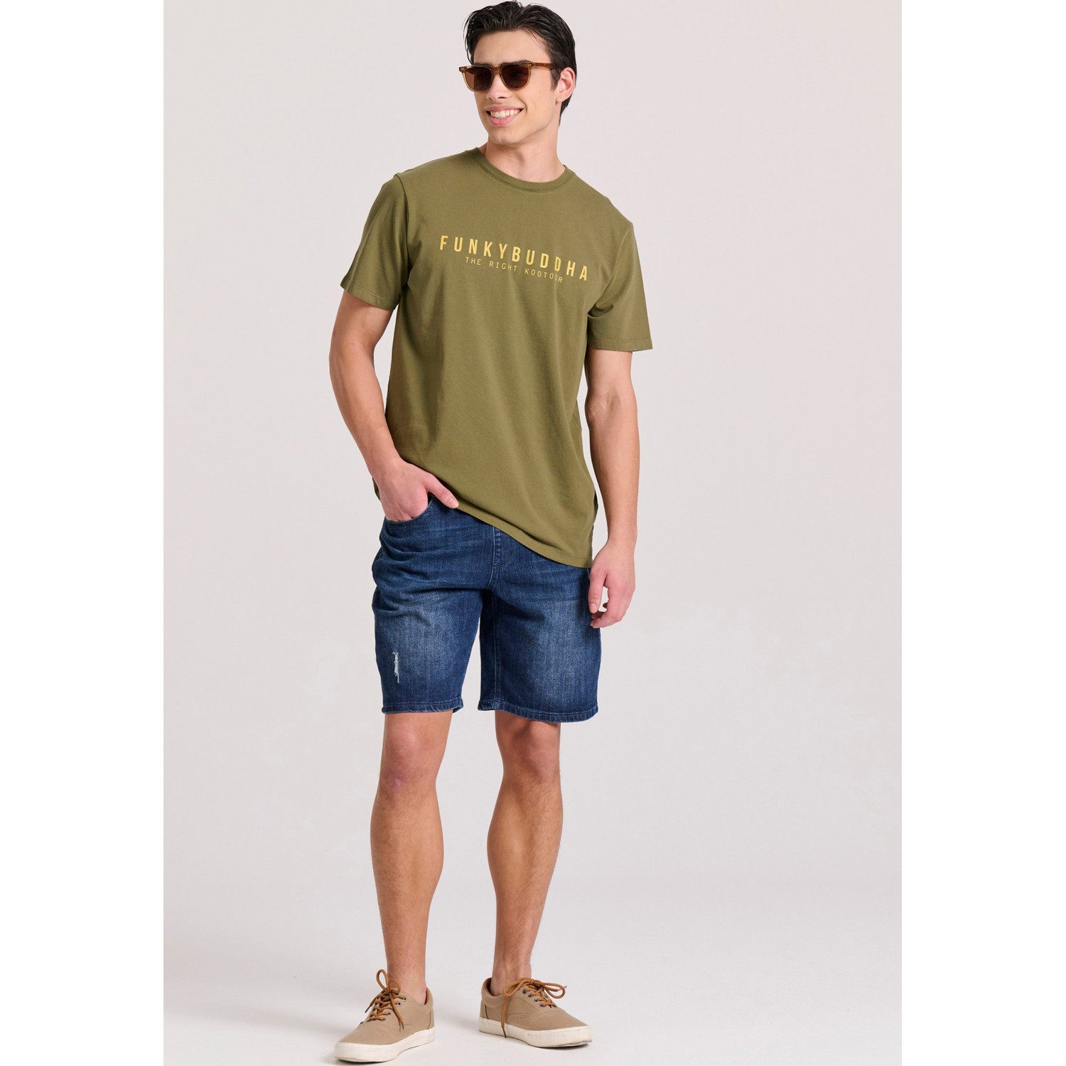T-shirt με Funky Buddha τύπωμα - The essentials