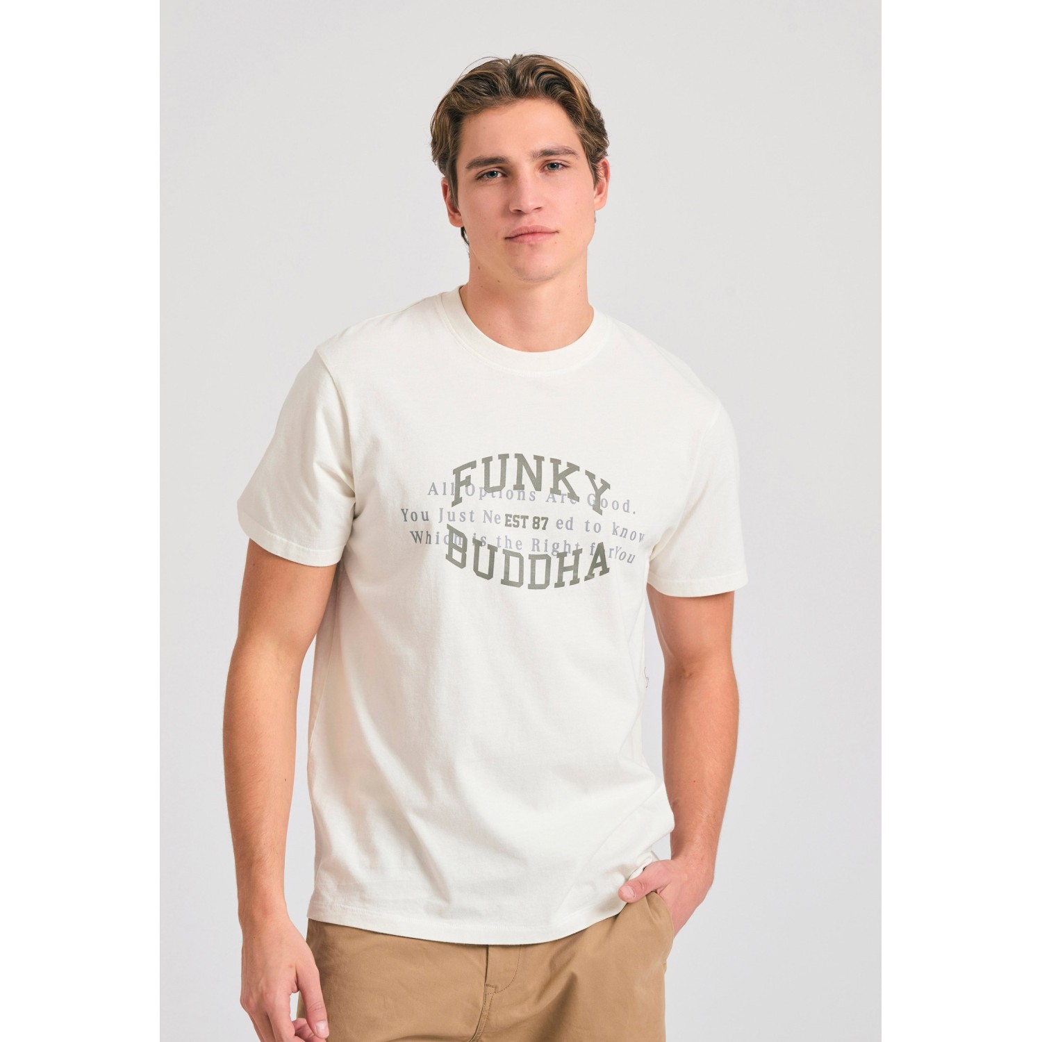 T-shirt με graphic τύπωμα