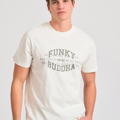 T-shirt με graphic τύπωμα