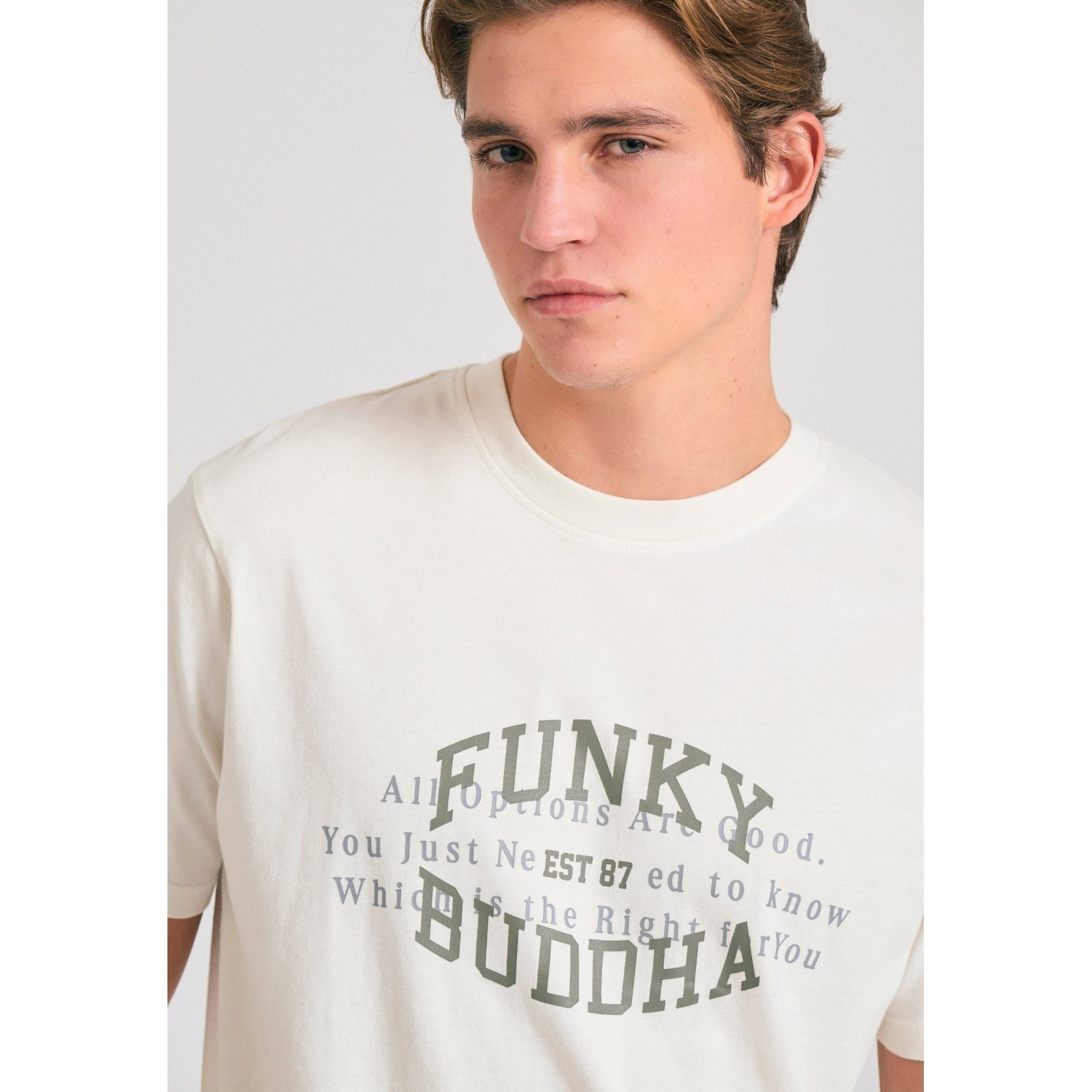 T-shirt με graphic τύπωμα
