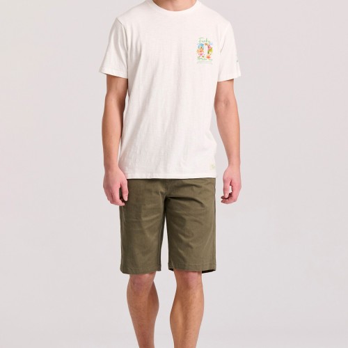 T-shirt με graphic τύπωμα στο στήθος T-shirt με graphic τύπωμα στο στήθος