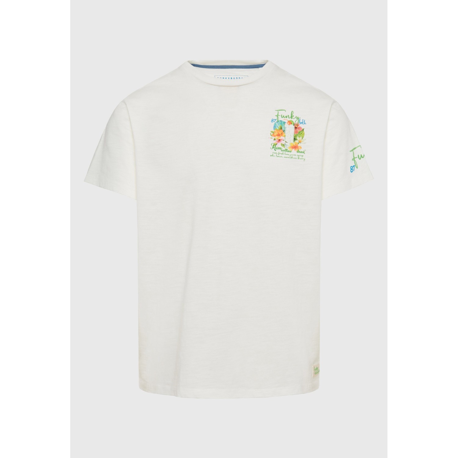 T-shirt με graphic τύπωμα στο στήθος