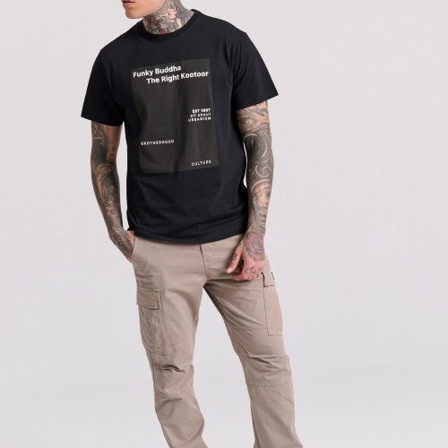 T-shirt με minimal branded τύπωμα