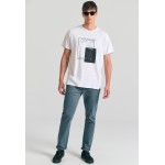 T-shirt με minimal τύπωμα Garage 55.