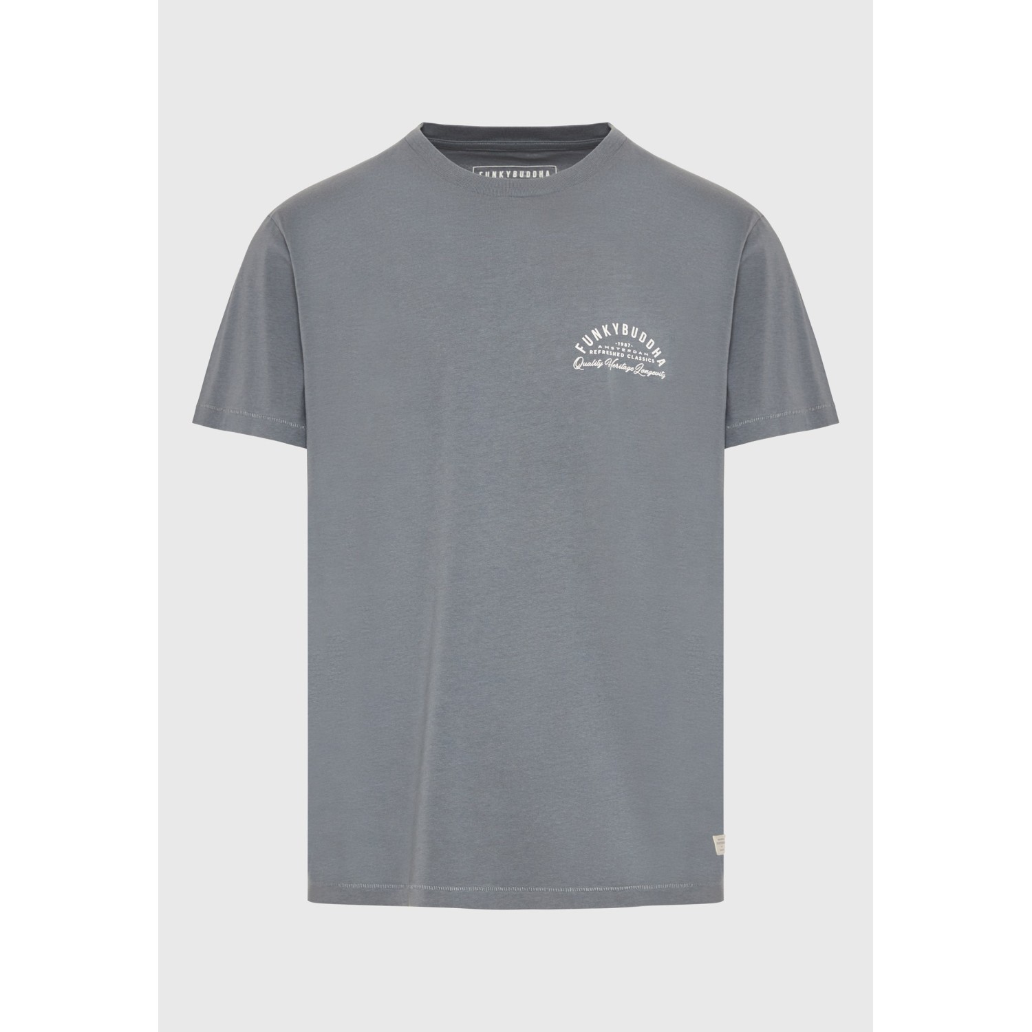 T-shirt με retro τύπωμα στο στήθος