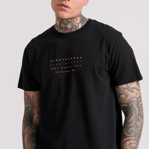 T-shirt με text artwork τύπωμα