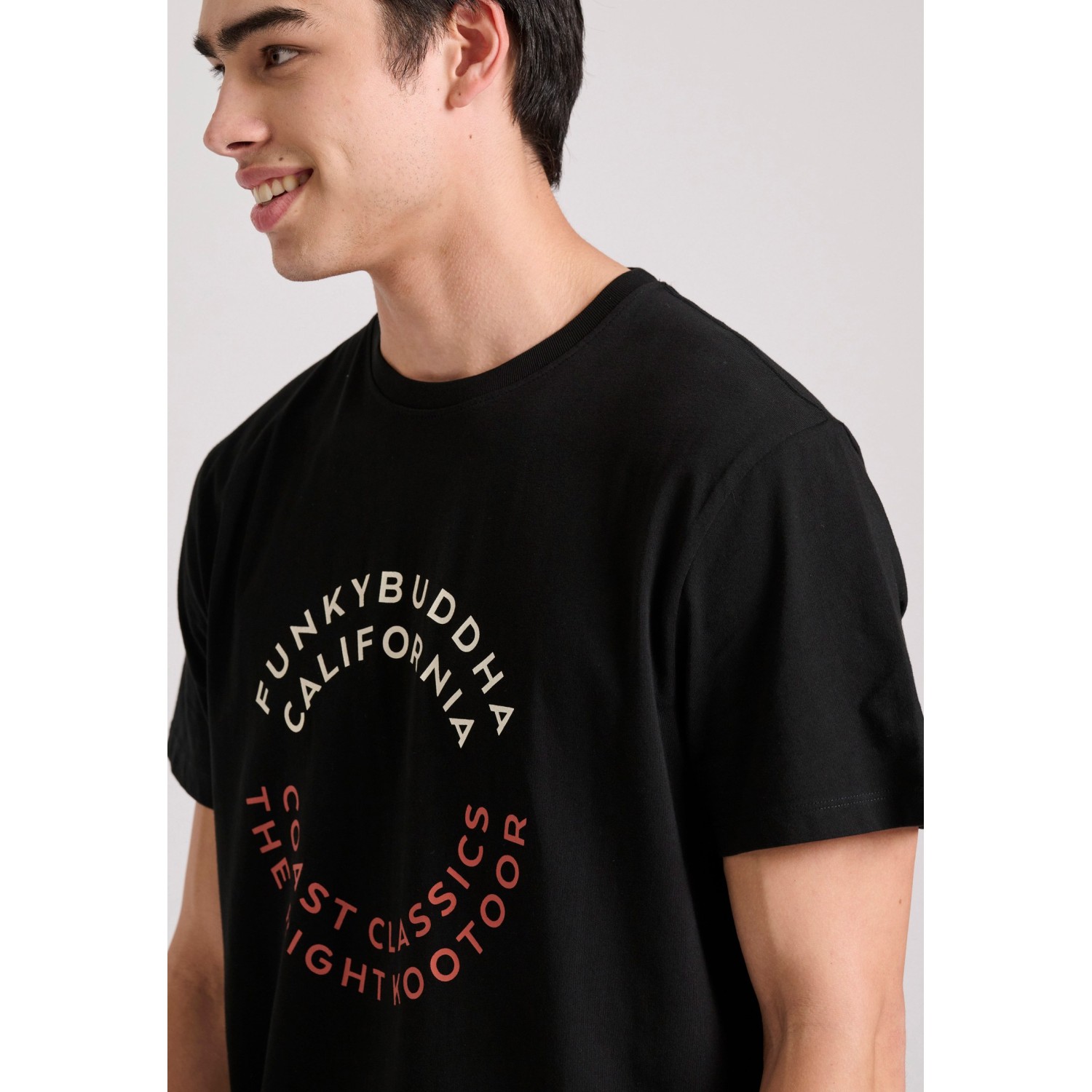 T-shirt με text artwork τύπωμα στο στήθος