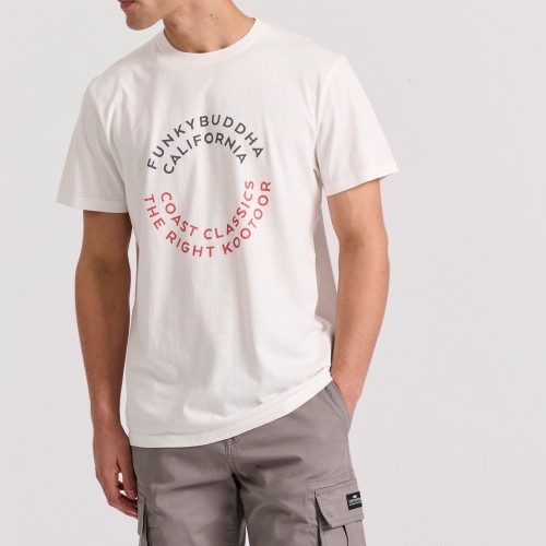 T-shirt με text artwork τύπωμα στο στήθος T-shirt με text artwork τύπωμα στο στήθος
