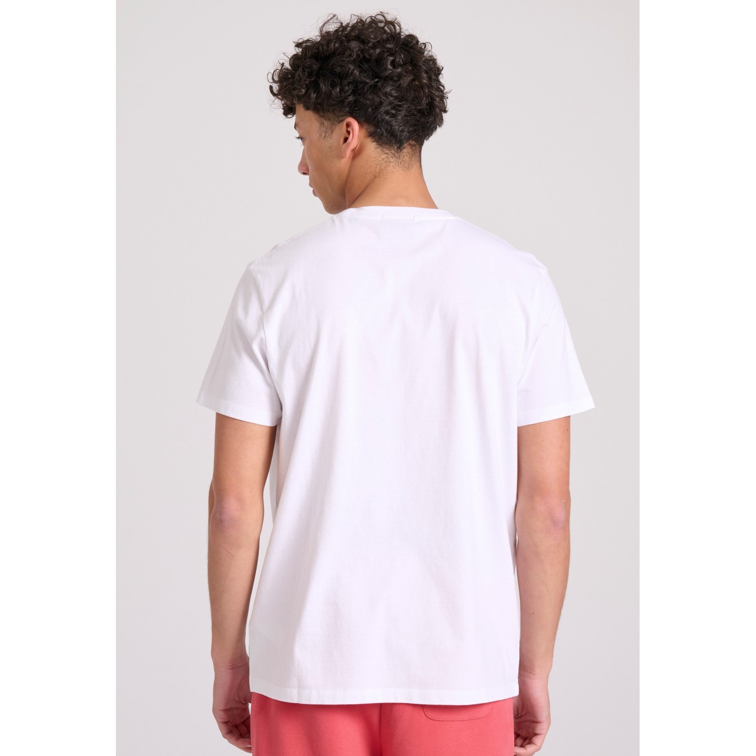 T-shirt με tropical frame τύπωμα