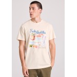 T-shirt με vintage coctail τύπωμα