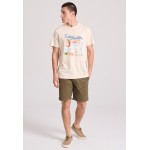 T-shirt με vintage coctail τύπωμα