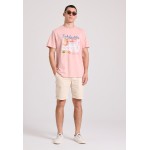 T-shirt με vintage coctail τύπωμα T-shirt με vintage coctail τύπωμα