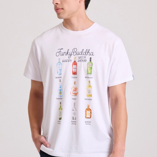 T-shirt με weekly plan τύπωμα