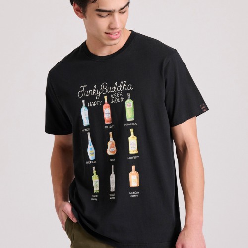 T-shirt με weekly plan τύπωμα
