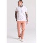 T-shirt με λαιμό henley και raw cuts - The essenti