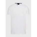 T-shirt με λαιμό henley και raw cuts - The essenti