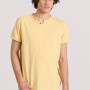 T-shirt με λαιμό henley και raw cuts - The essenti