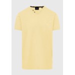 T-shirt με λαιμό henley και raw cuts - The essenti