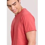 T-shirt με λαιμό henley και raw cuts - The essenti T-shirt με λαιμό henley και raw cuts - The essenti