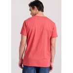 T-shirt με λαιμό henley και raw cuts - The essenti T-shirt με λαιμό henley και raw cuts - The essenti
