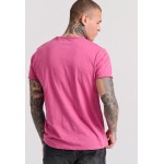 T-shirt με λαιμό henley και raw cuts - The essenti T-shirt με λαιμό henley και raw cuts - The essenti