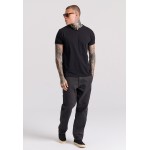 T-shirt με λαιμό henley και raw cuts - The essenti