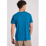 T-shirt με λαιμό henley και raw cuts - The essenti T-shirt με λαιμό henley και raw cuts - The essenti