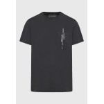 T-shirt με τύπωμα και τσέπη στο στήθος