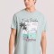 T-shirt με τύπωμα σε vintage look