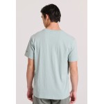 T-shirt με τύπωμα σε vintage look